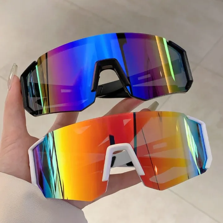 UV Sandproof Cycling Sunglasses Clear Anti Radiation Lens Outdoor Sport Goggle Popular Punk Eye Protector Windproof Glasses Road Riding Bike