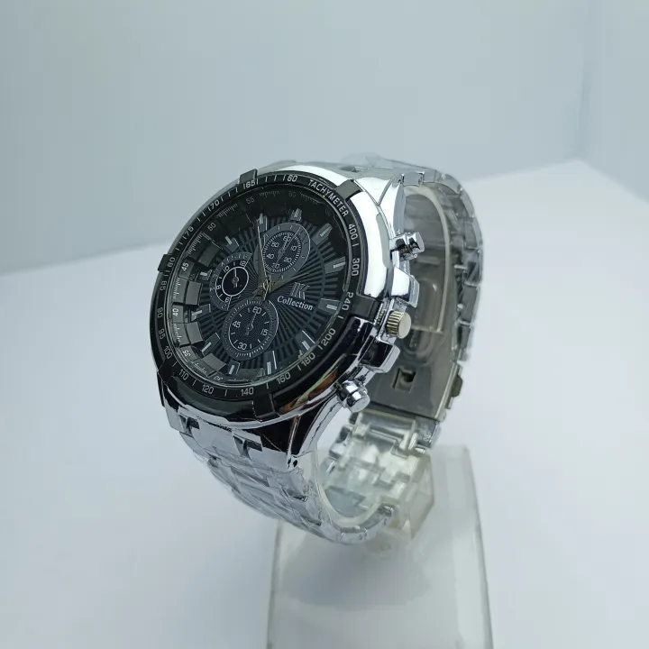 Chronograph Design White Dial Fancy Watch For Men Waterproof Analog Quartz - Image 4