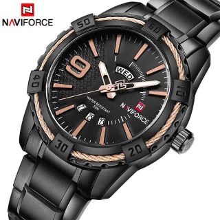 Naviforce Day & Date Edition Men Watch With Official Warranty