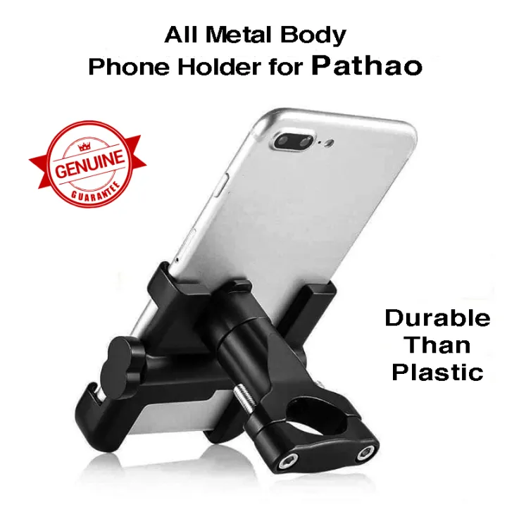 Bike Mobile Holder Full Metal Body Phone Holder | 360 Degree Rotatable Universal Mobile Holder Mount For Bikes