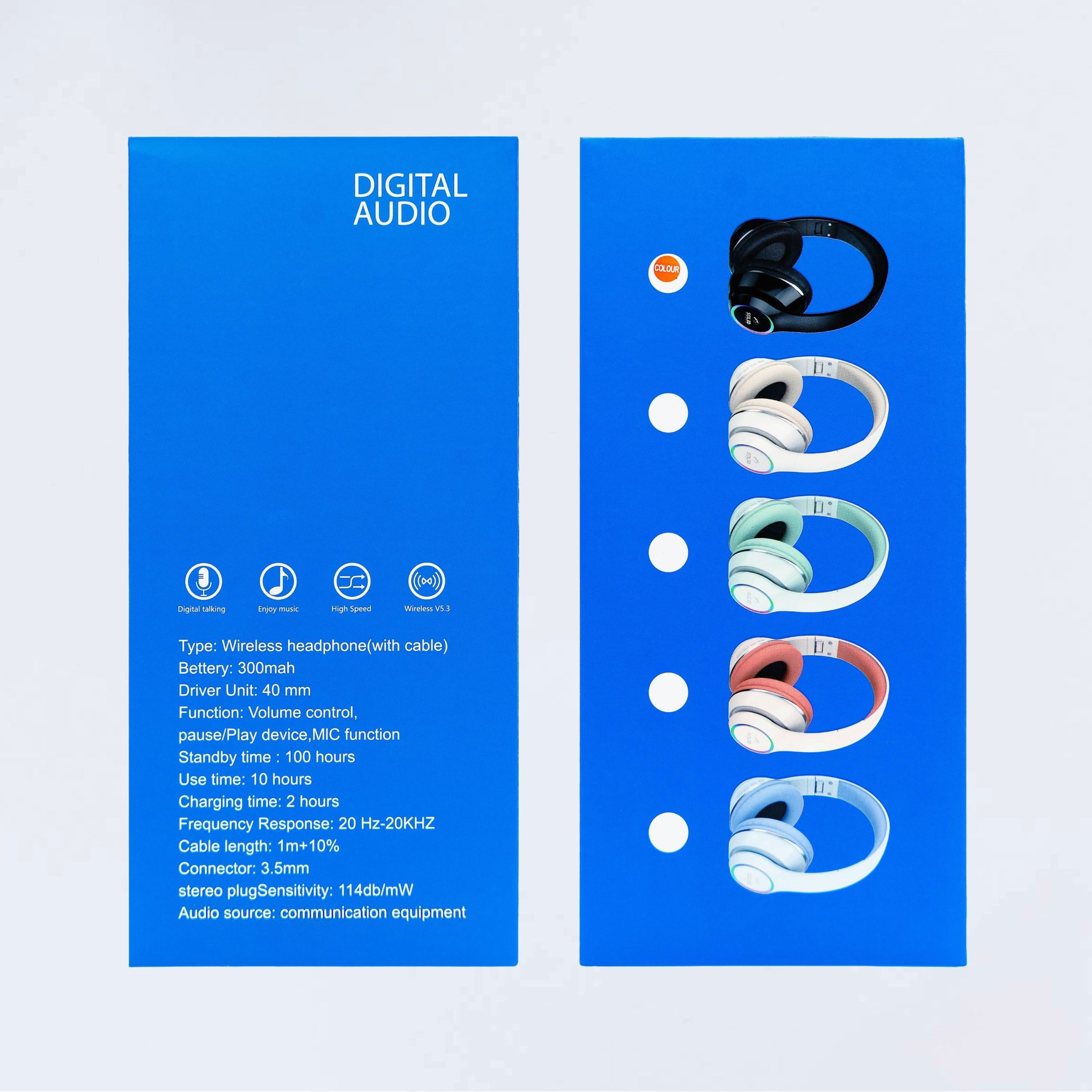 SOLID POWER RGB Wireless Headphone (PRO-12) - Image 9